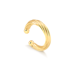 Piercing-de-pressao-dourado-com-design-torcido-banhado-a-ouro-18k