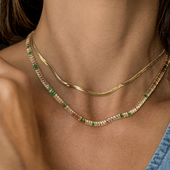 Choker-riviera-com-zirconias-navetes-coloridas-banhado-a-ouro-18k